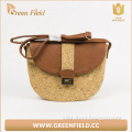 Small cork bag new style women Cork shoulder bag